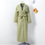 Elegant Women's Woolen Overcoat