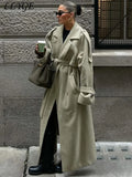 Elegant Women's Woolen Overcoat