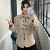 Formal Office Lady Coat Blazer+Vest