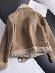 Thick Warm Suede Lamb Jacket