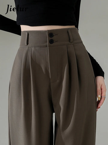 High Waist Wide Leg Pants