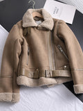 Thick Warm Suede Lamb Jacket