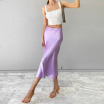 High Waisted Summer Long Skirt