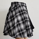 Irregular High Waist Hip Hop Clubwear  Mini Pleated Skater Skirt