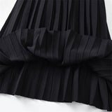 High Waist Knit Dress Solid Color Female Classic Skirt