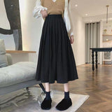 High Waist Pleated Autumn Winter Skirt