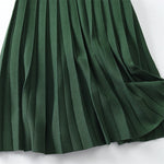 High Waist Knit Dress Solid Color Female Classic Skirt