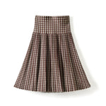 High Waist Knit Dress Solid Color Female Classic Skirt