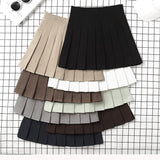 High Waist School Girl Uniform skirt