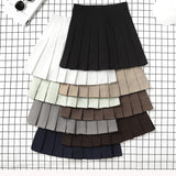 High Waist School Girl Uniform skirt