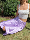 High Waisted Summer Long Skirt