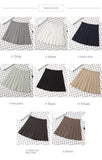 High Waist School Girl Uniform skirt