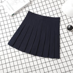 High Waist School Girl Uniform skirt