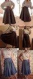 High Waist Pleated Autumn Winter Skirt