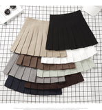 High Waist School Girl Uniform skirt