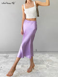 High Waisted Summer Long Skirt