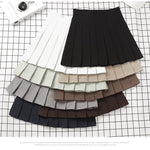 High Waist School Girl Uniform skirt