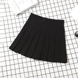 High Waist School Girl Uniform skirt