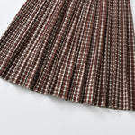 High Waist Knit Dress Solid Color Female Classic Skirt