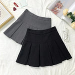 High Waist   School Uniform Mini Skirts