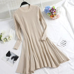 Womens' Long Sleeve Sweater Dress