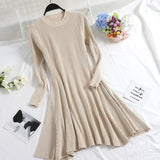 Womens' Long Sleeve Sweater Dress