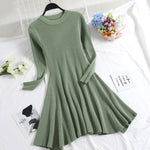 Womens' Long Sleeve Sweater Dress