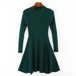 Womens' Long Sleeve Sweater Dress