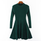 Womens' Long Sleeve Sweater Dress