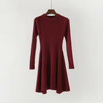 Womens' Long Sleeve Sweater Dress