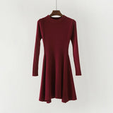 Womens' Long Sleeve Sweater Dress