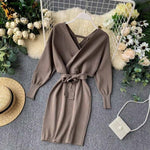 Women Knitted Sweater Dress